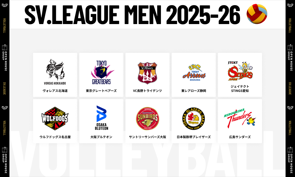 福澤達哉が解き明かすSVリーグ男子前半戦。二強の進化と全10クラブが秘める波乱の可能性